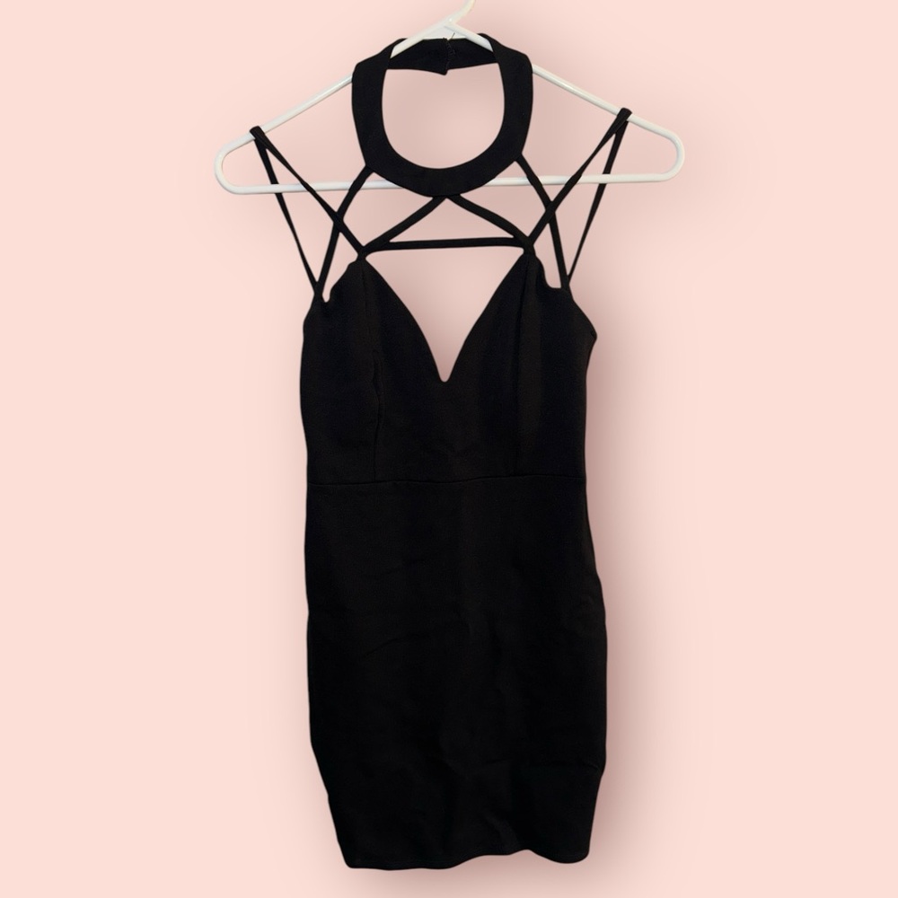 Unknown Brand Elegant Black Bodycon Dress